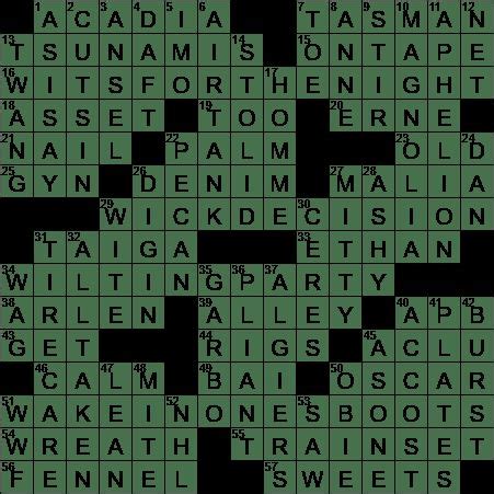 ardor crossword clue 4 letters